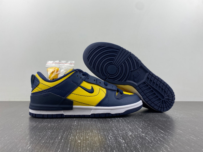 nike dunk low disrupt 2 michigan dv4024-400