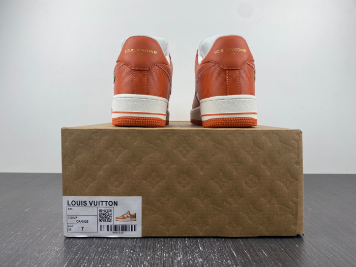 l**isV*t*n x nike air force lv orange 20230303