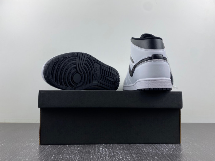 air jordan 1 mid “white/black” dq8426-132