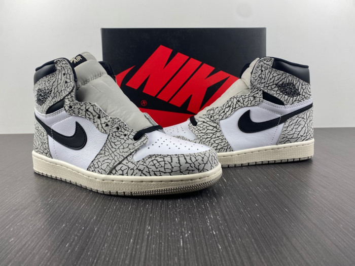 nike air jordan 1 high og “elephant”