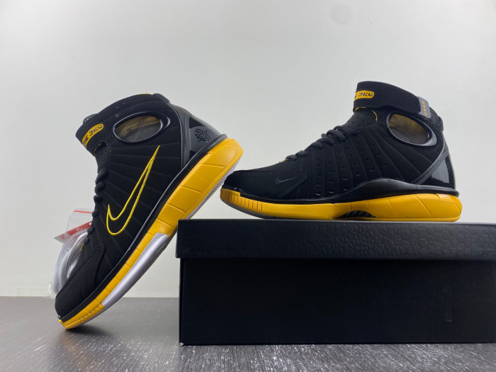 nike air zoom huarache 2k4 black varsity maize 308475-003