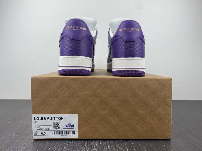 l**isV*t*n x nike air force lv purple 20230213
