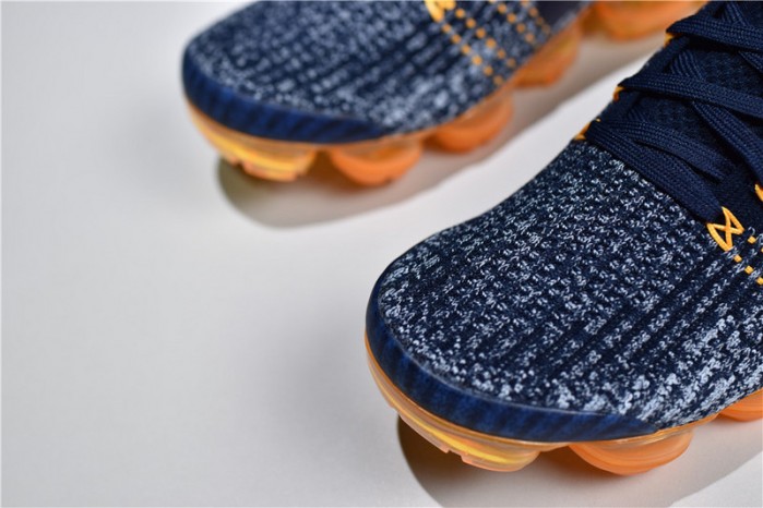 nike air vapormax flyknit 3 navy orange aj6900-400