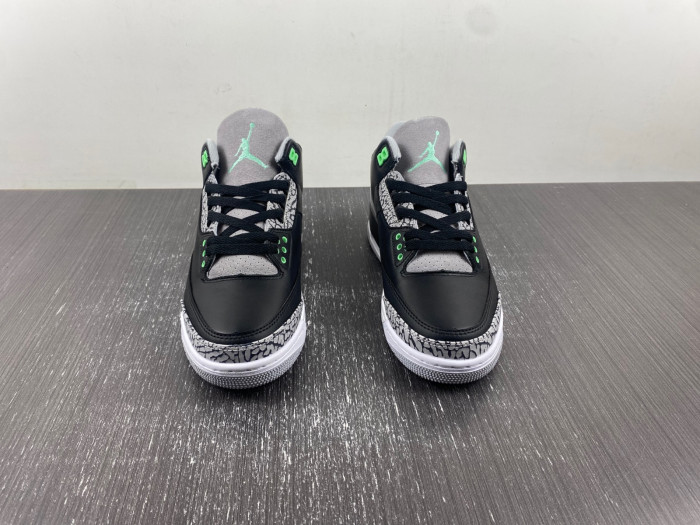 air jordan 3 "green glow" ct8532-031
