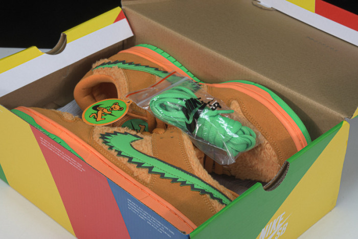 grateful dead x nike sb dunk low“ orange bear” cj5378 800