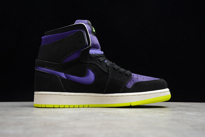 air jordan 1 high zoom air cmft black court purple lemon venom ct0979-001