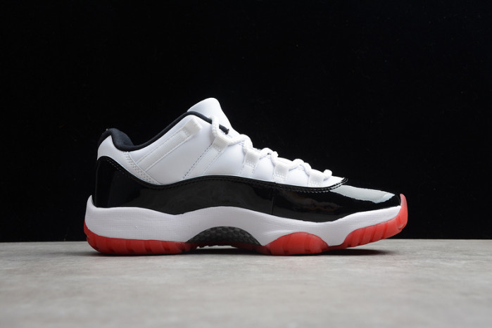 air jordan 11 low white bred av2187-160