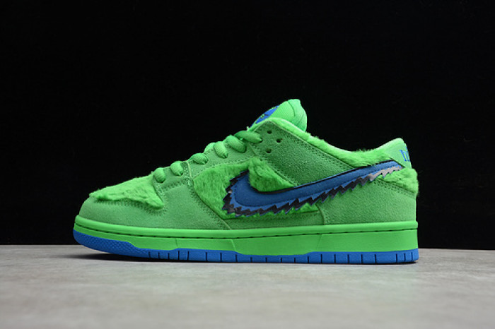 grateful dead x nike sb dunk low“ green bear” cj5378-300