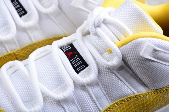 air jordan 11 low wmns “yellow snakeskin” ah7860-107