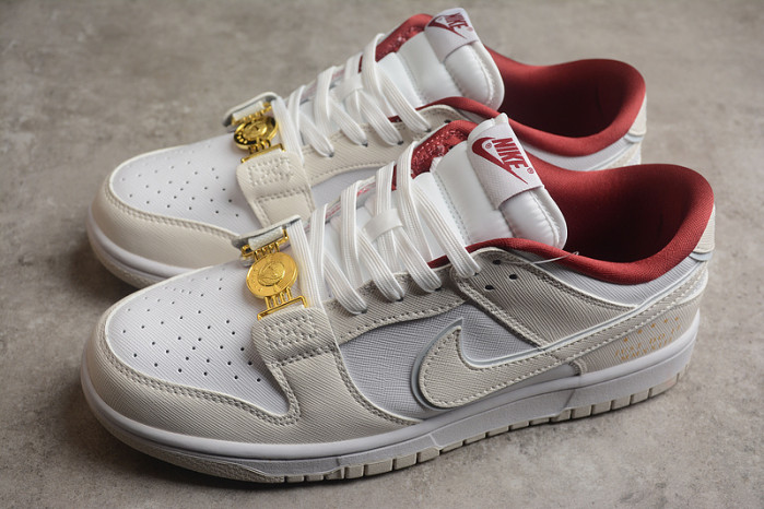 nike dunk low se just do it white phantom dv1160-100