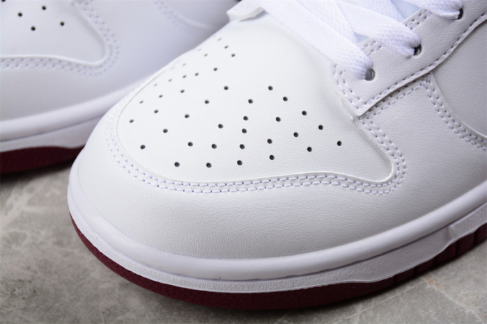 nike dunk low retro white night maroon dv0831-102