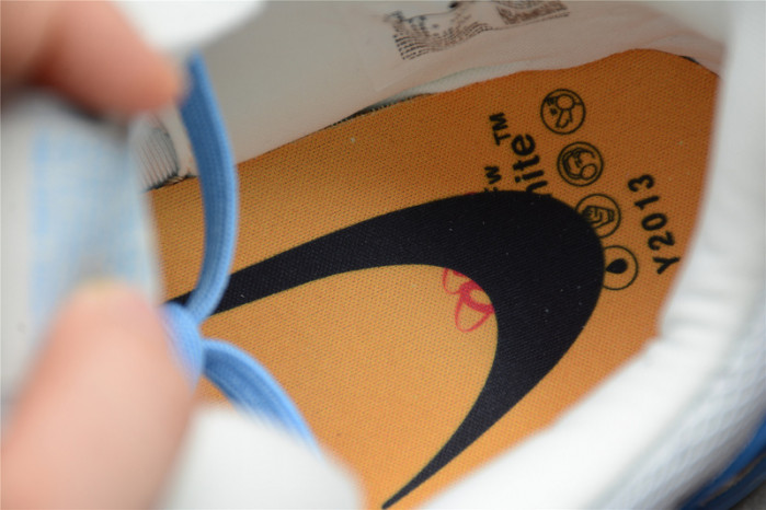 off-w x nike air rubber dunk “university blue” cu6015-100