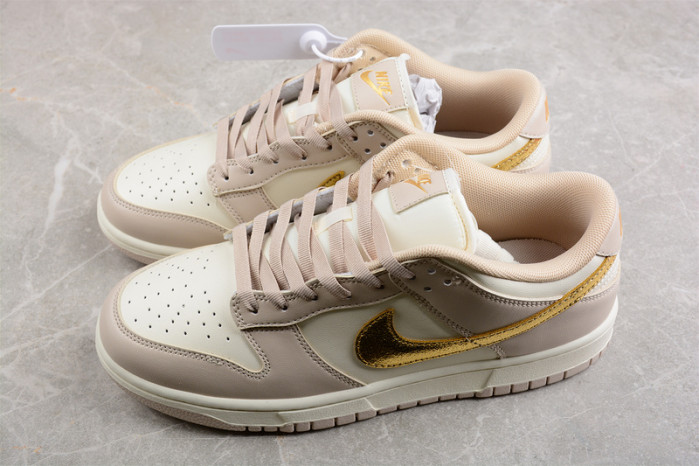 nike dunk low phantom metallic gold dx5930-001