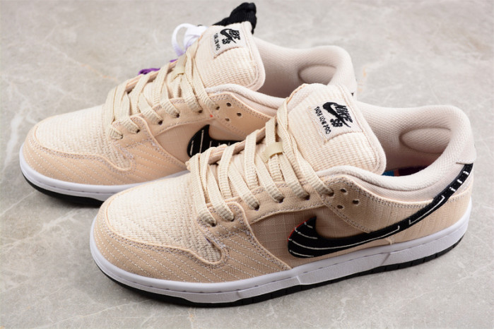 nike sb dunk low albino & preto fd2627-200