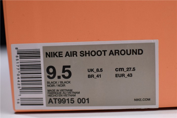 air fear of god 1 sa black at9915-001