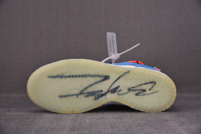 off-w x nike dunk low white blue ct0856-403