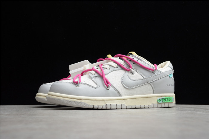 ow x nike dunk low “30 of 50” dm1602-122