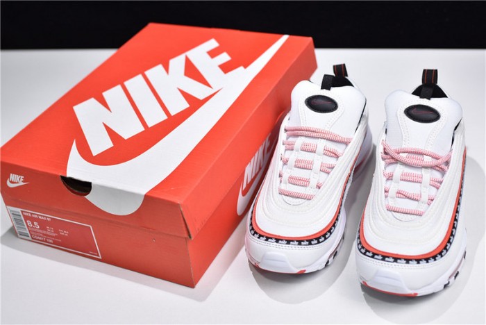 nike air max 97 white red black cq4817-100