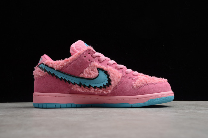 grateful dead x nike sb dunk low pink bear cj5378-600