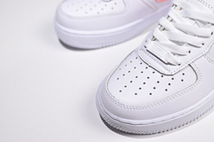 nike womens air force 1 low white pink ah0287-102