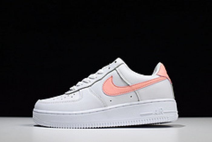 nike womens air force 1 low white pink ah0287-102