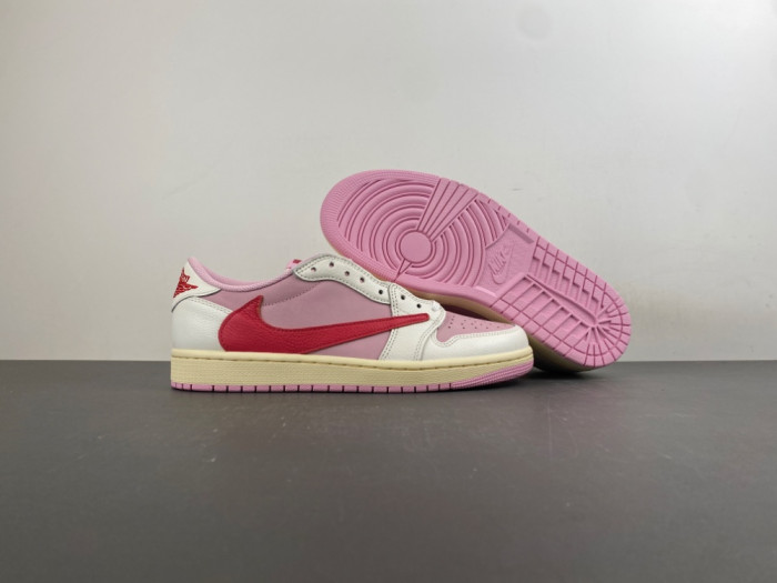 Air Jordan 1 Retro Low Travis Scott Shy Pink IQ7604-101