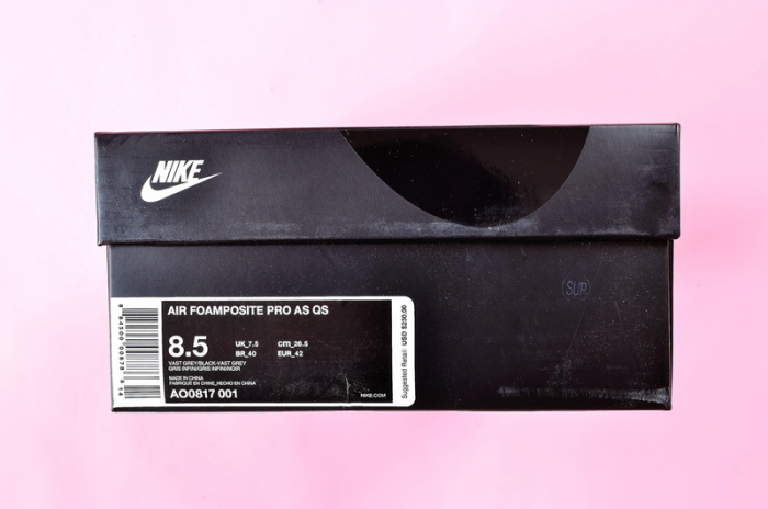 nike AIR FOAMPOSITE PRO AS QS "ALL STAR" black/ vast grey mens AO0817-001