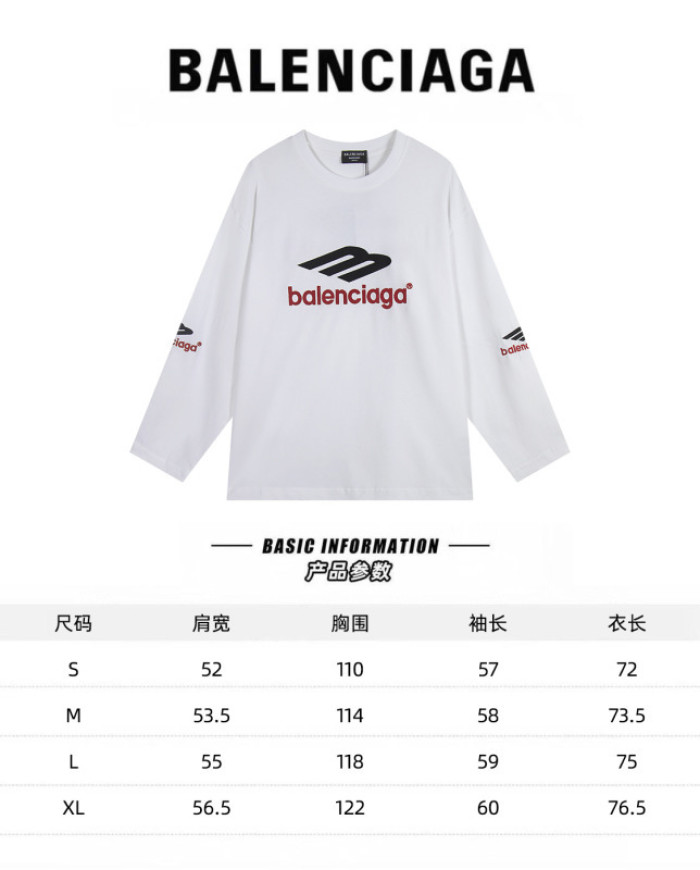 Balenciag* LONG SLEEVES Bh047