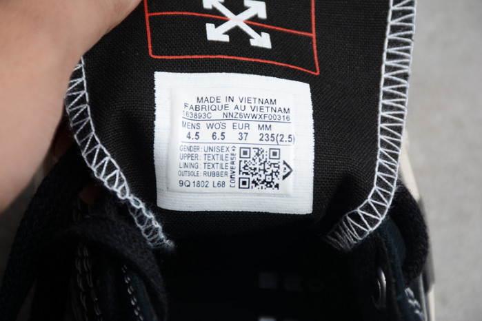 CONVERSE CHUCK 70 HI X OFF WHITE OG00104