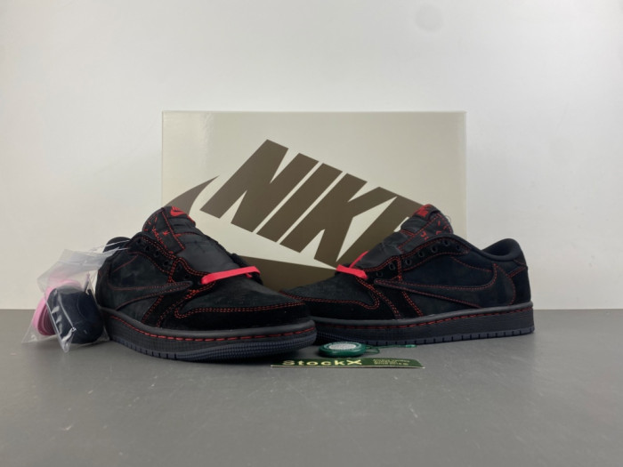 Air Jordan 1 Low Travis Scott BLACK OLIVE DM7866-003