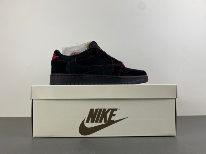 Air Jordan 1 Low Travis Scott BLACK OLIVE DM7866-003