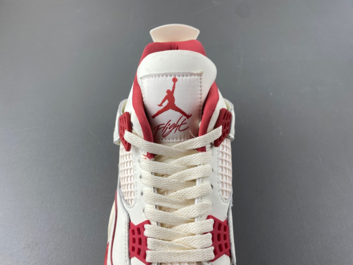 Air Jordan 4 Retro Pale Ivory Sierra Red HV0823-108