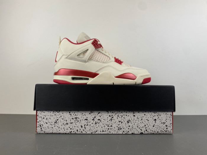 Air Jordan 4 Retro Pale Ivory Sierra Red HV0823-108