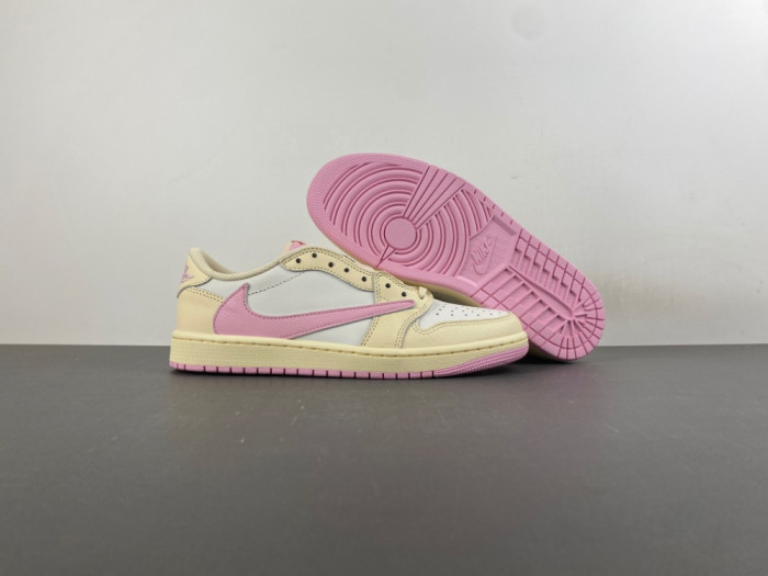 Air Jordan 1 Retro Low Travis Scott Shy Pink IQ7604-100
